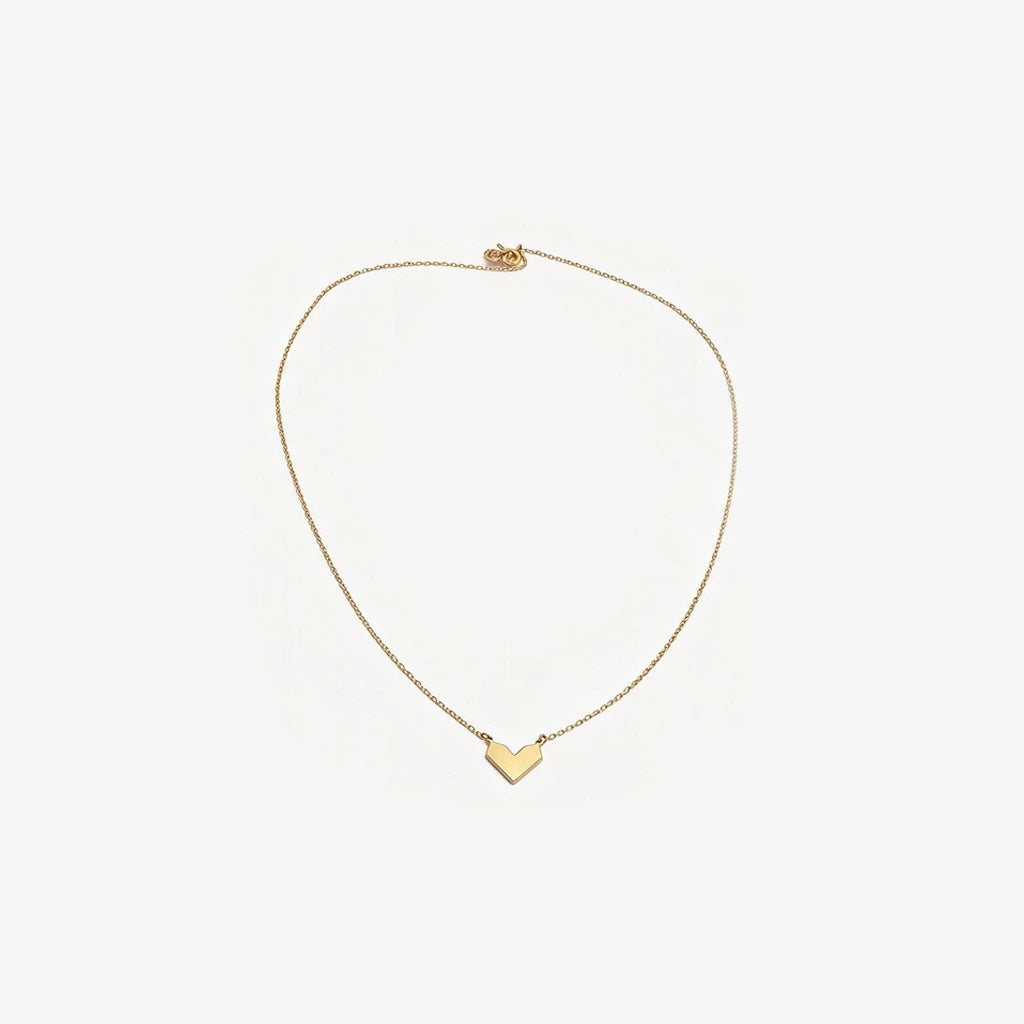 18K Gold Heart Shape Necklace