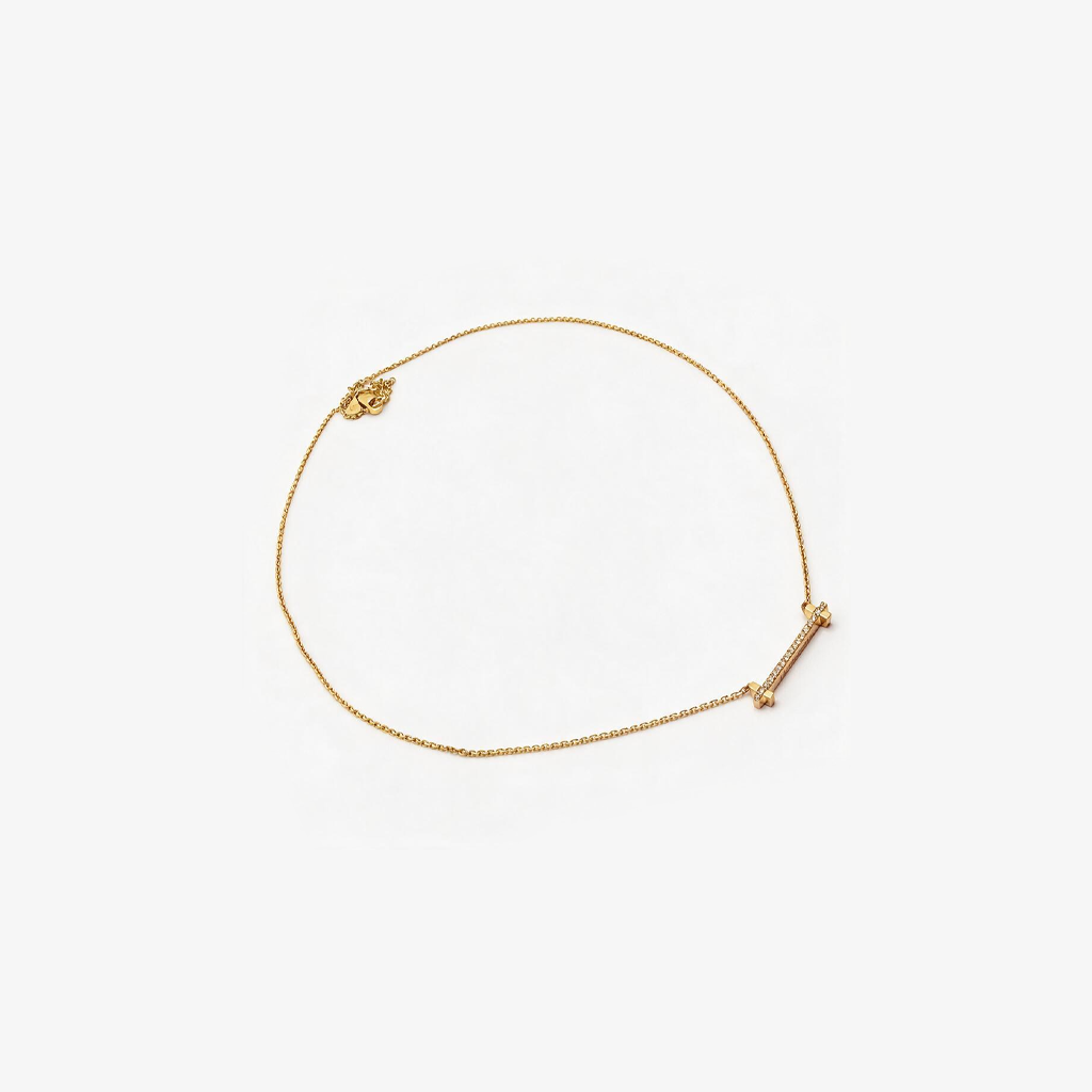 Lab Diamond Line Necklace