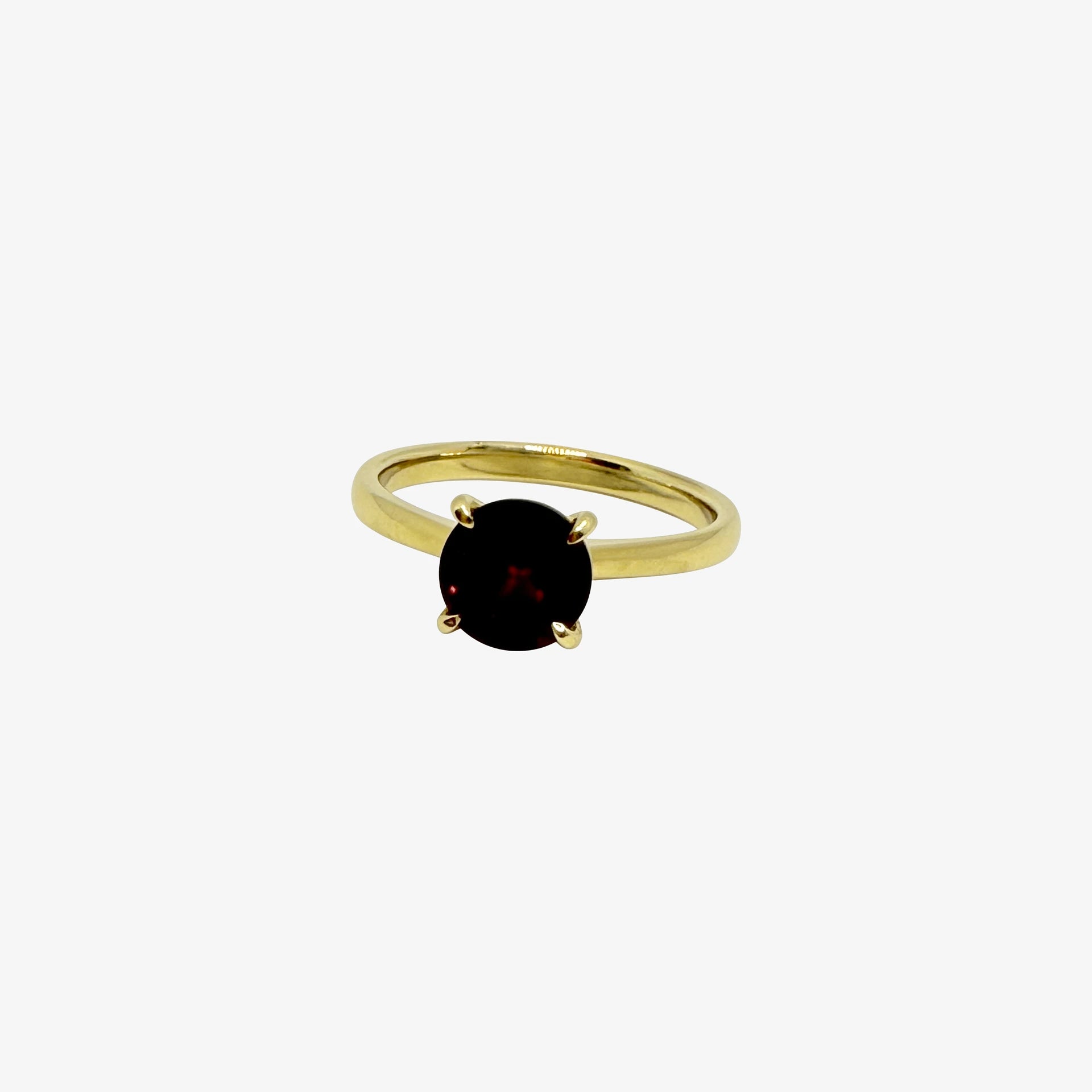 9K Garnet Ring