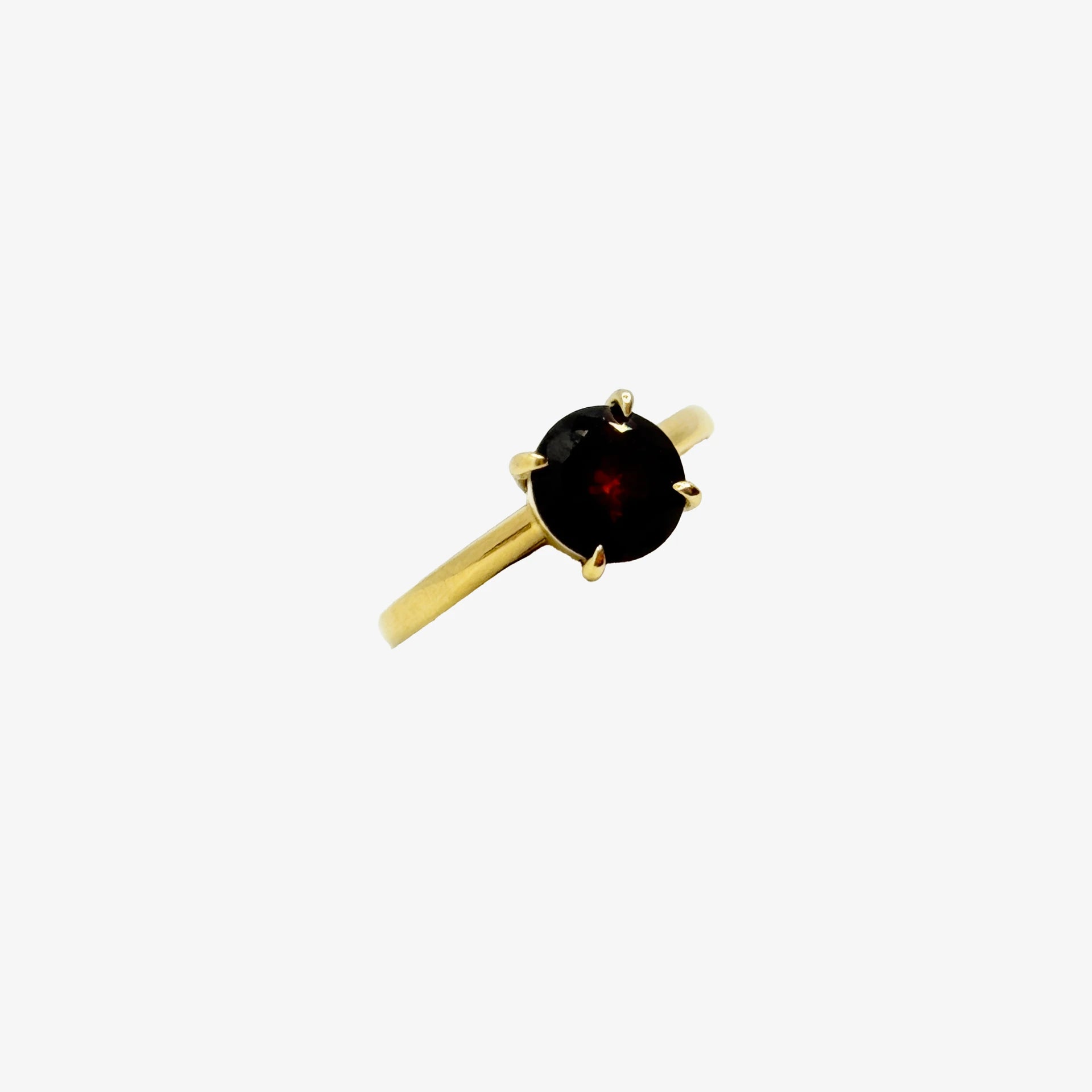 9K Garnet Ring