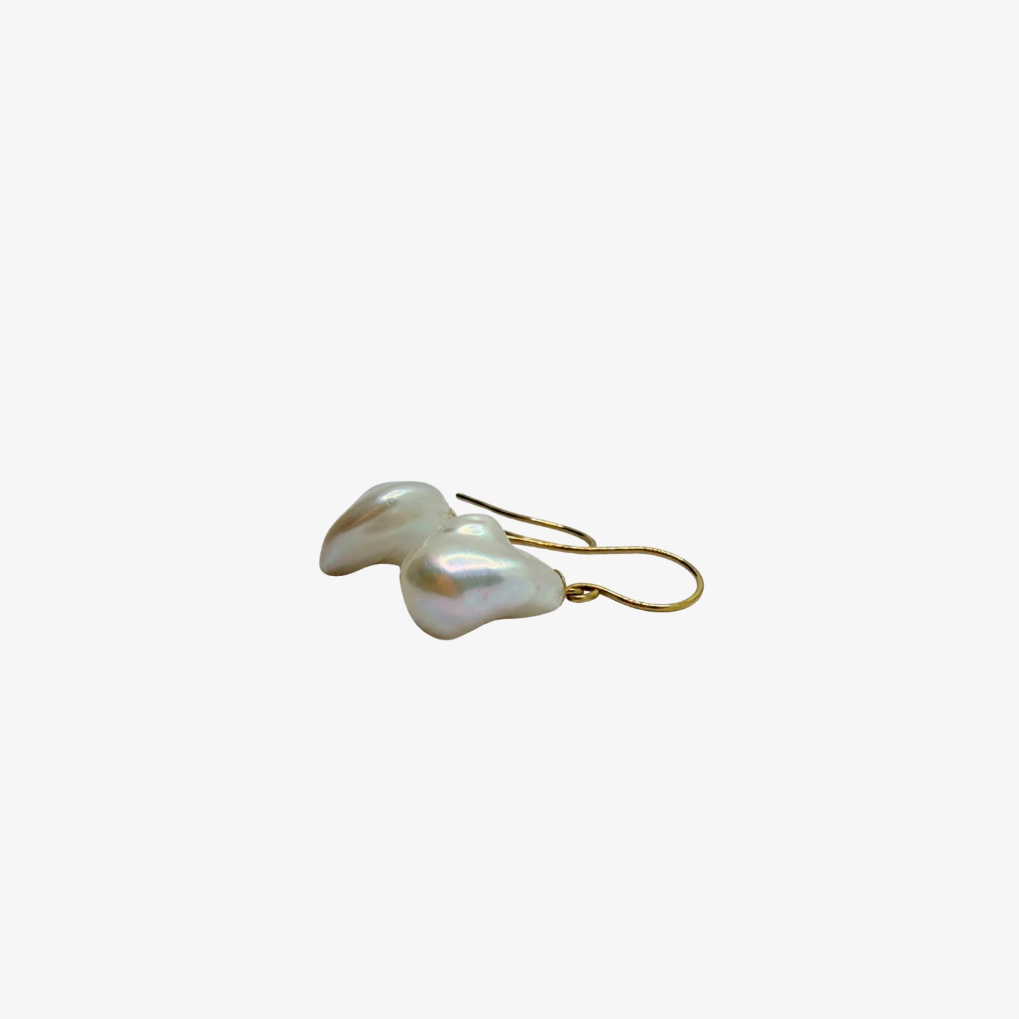Gold | Baroque Pearl Earrings