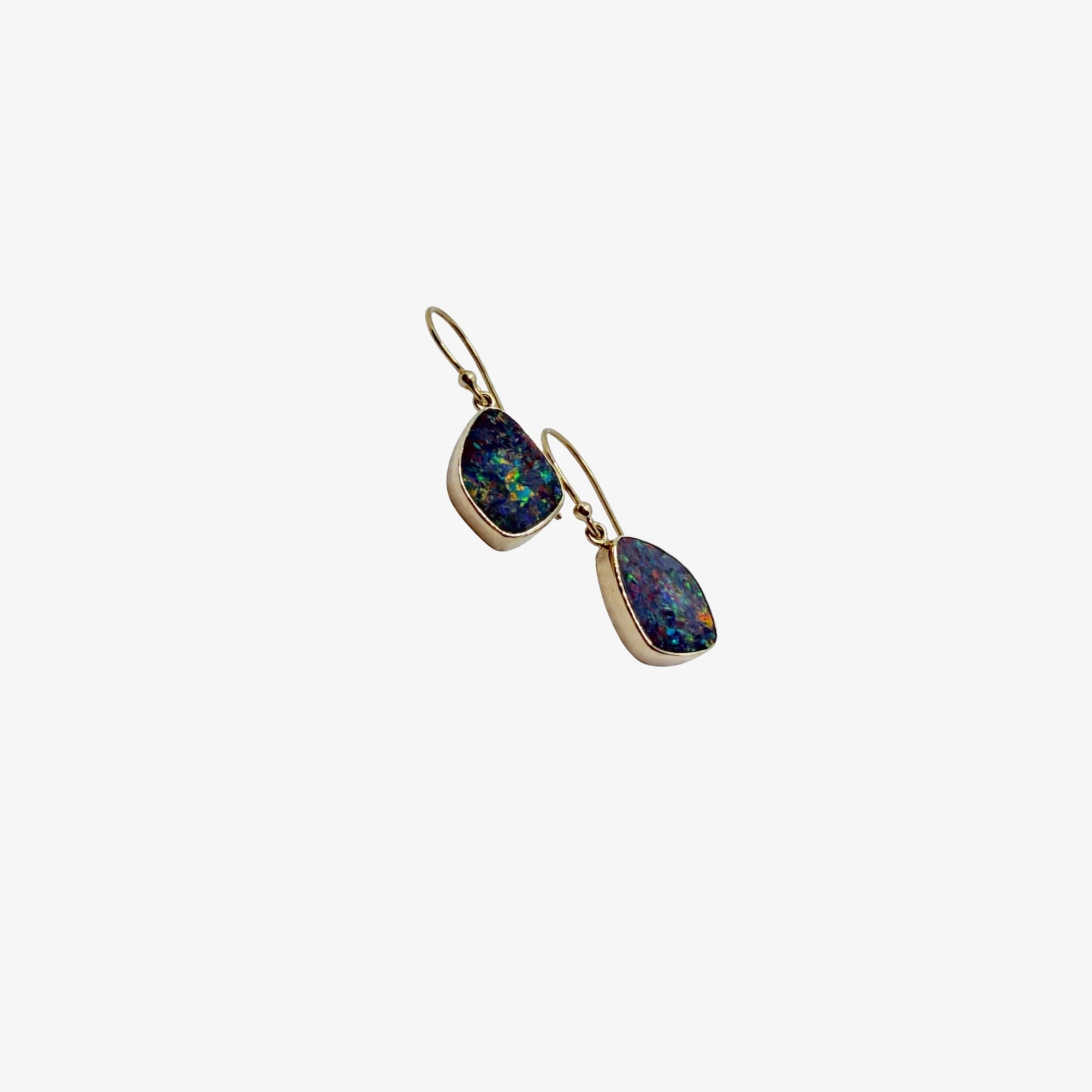 Gold | Opal Earrings
