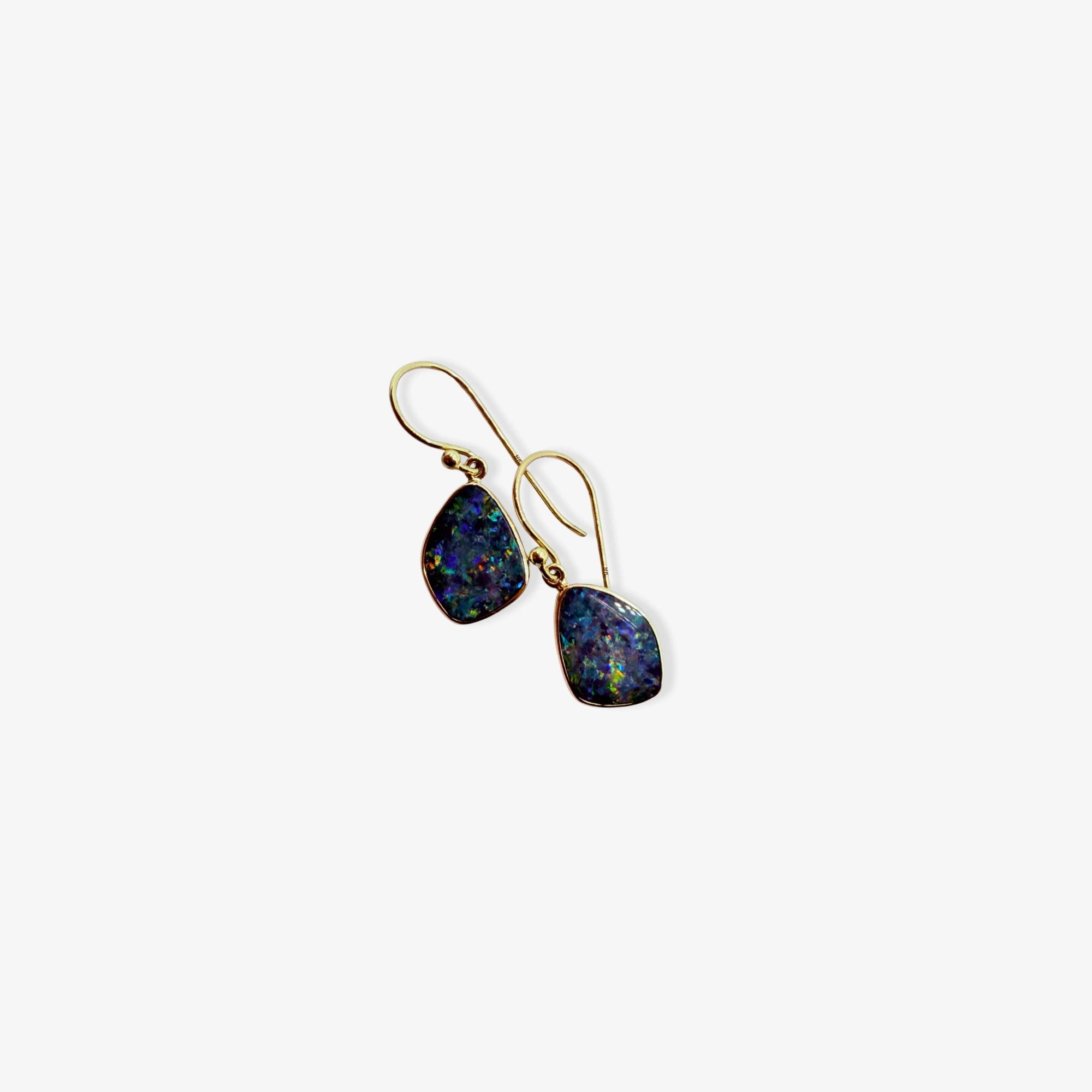 Gold | Opal Earrings