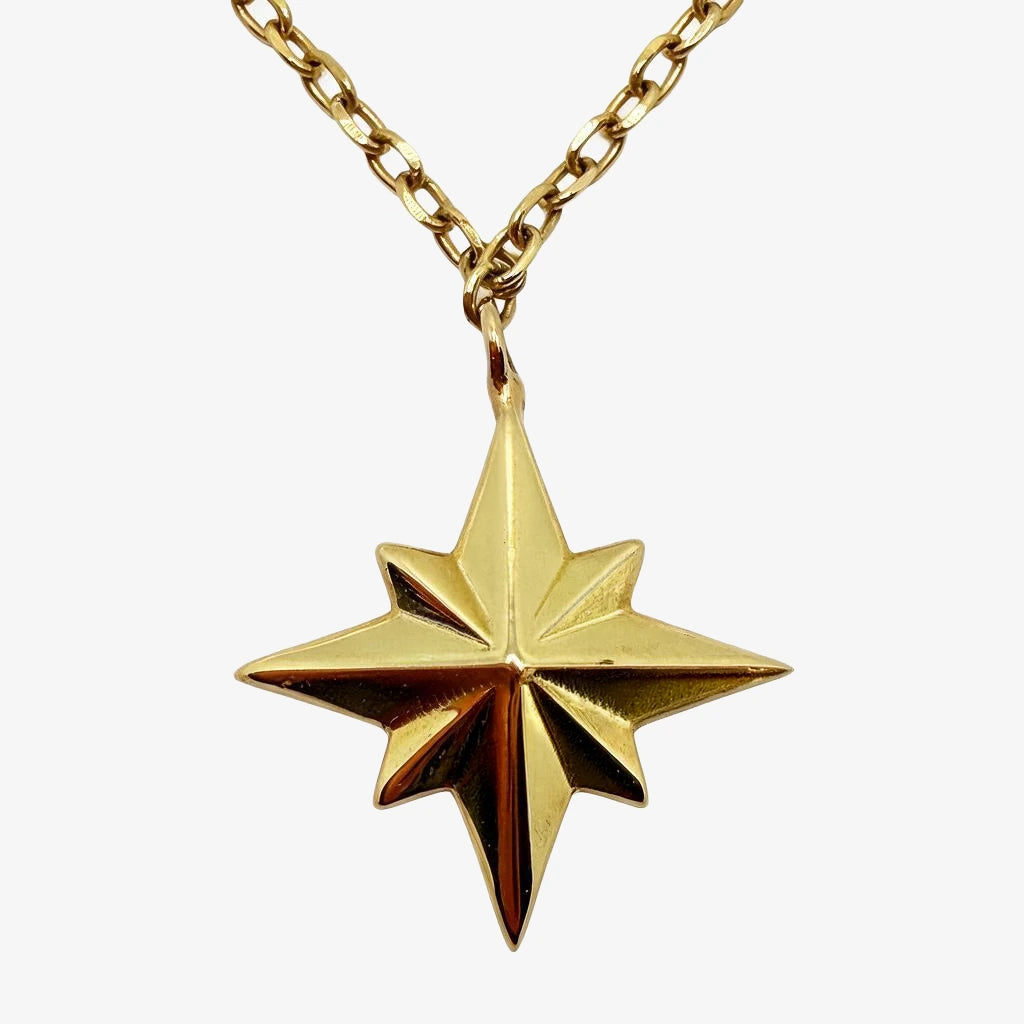 Gold Star Necklace
