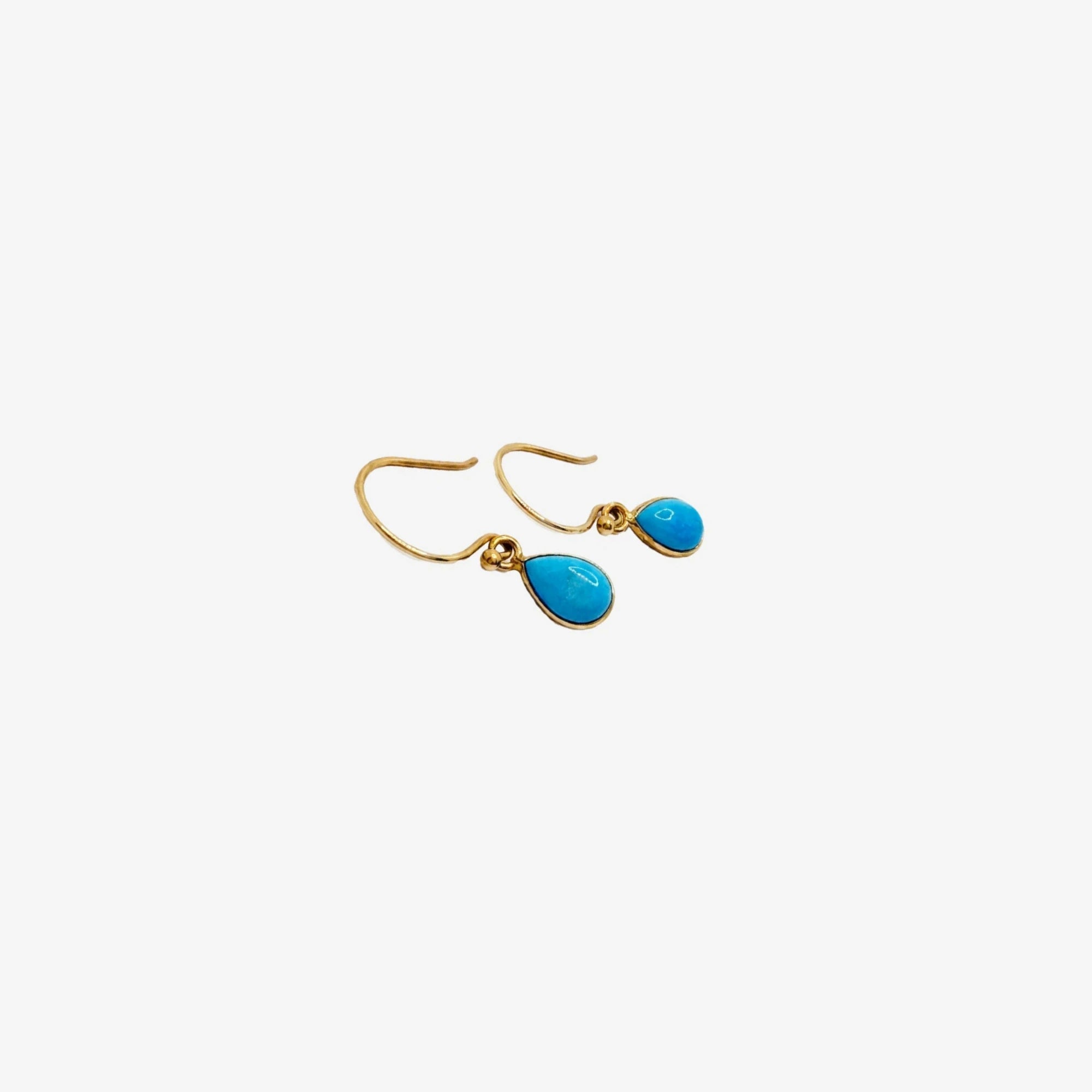 Gold | Tourqoise Earrings