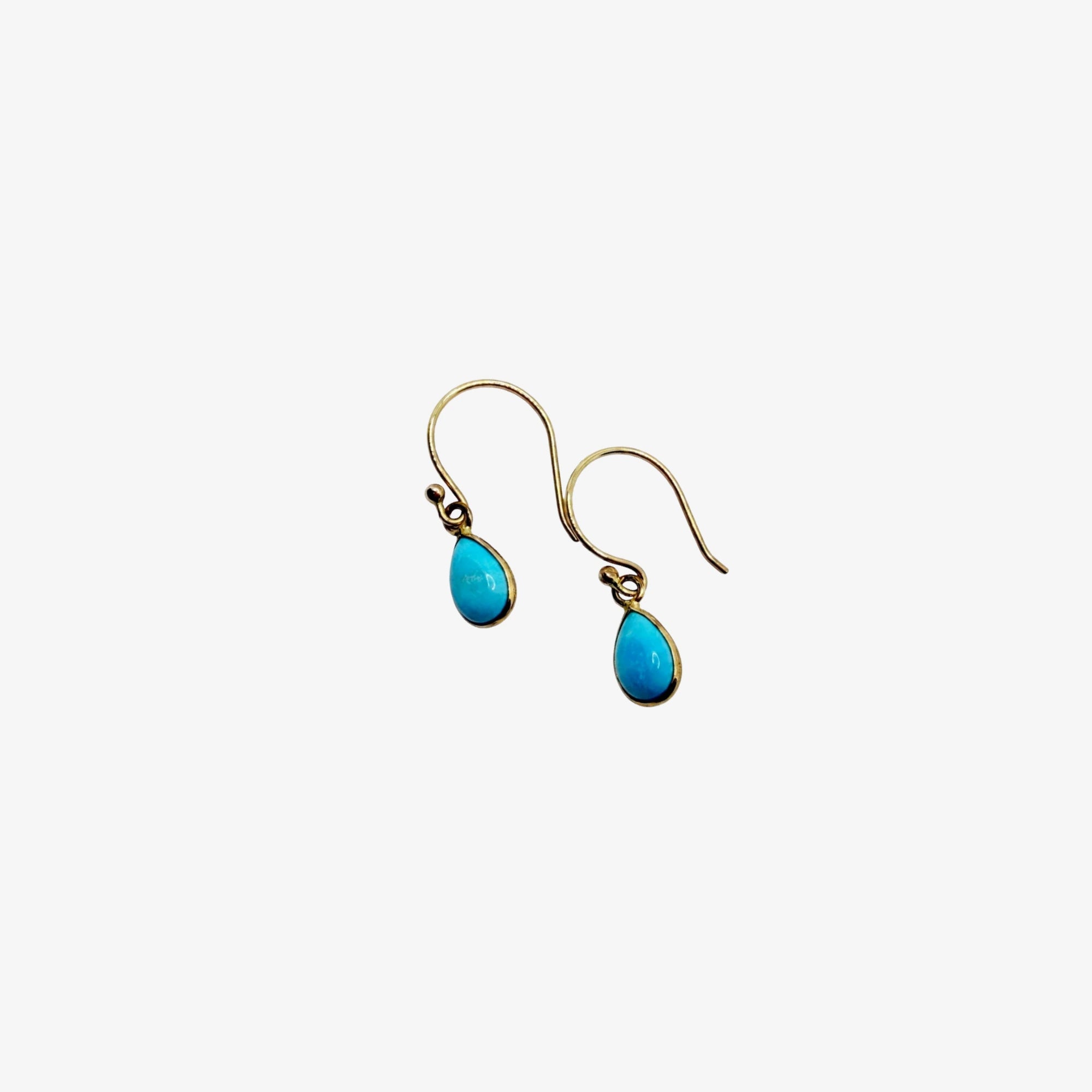 Gold | Tourqoise Earrings