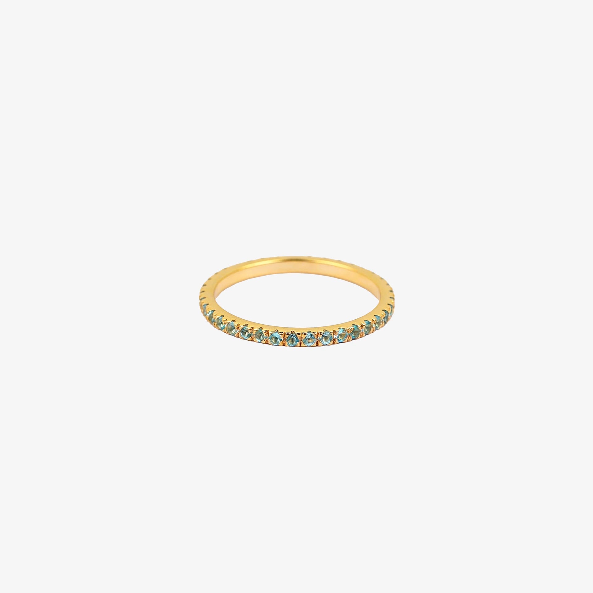 Swiss Blue Topaz Ring