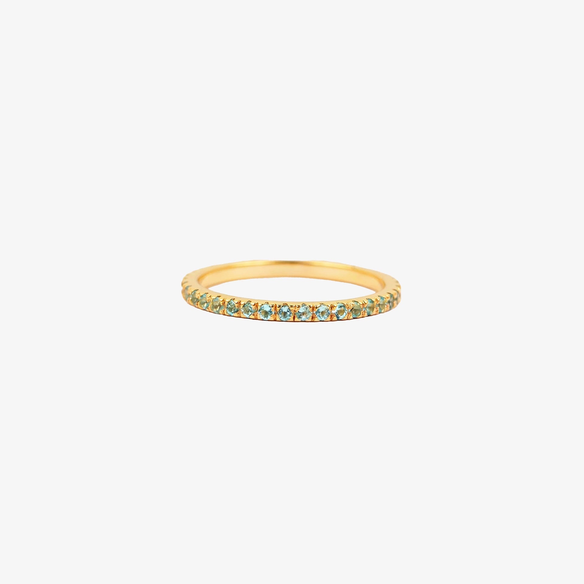Swiss Blue Topaz Ring