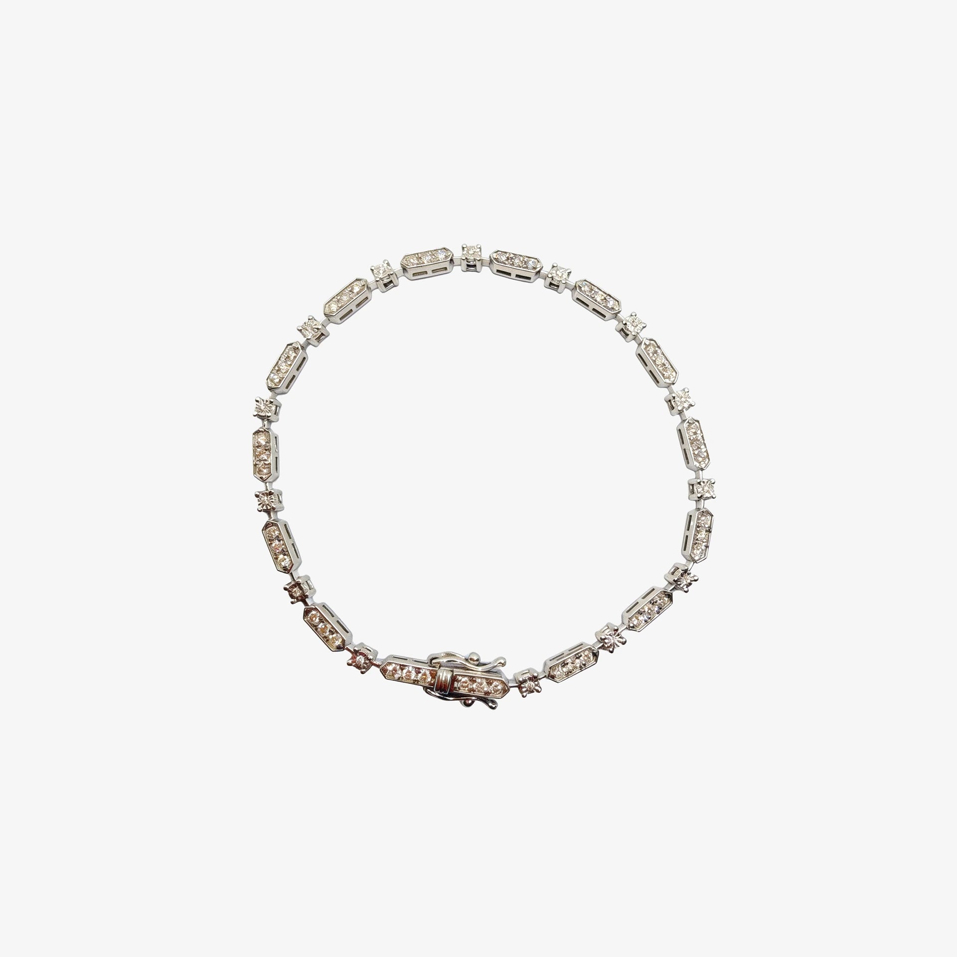 White Gold & Diamond Tennis Bracelet
