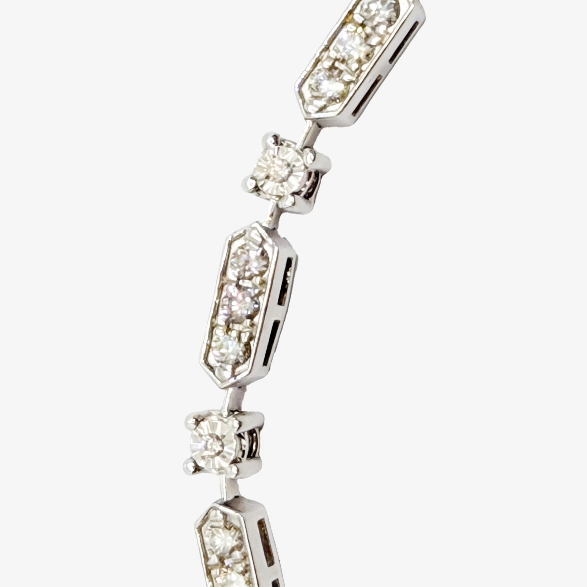 White Gold & Diamond Tennis Bracelet