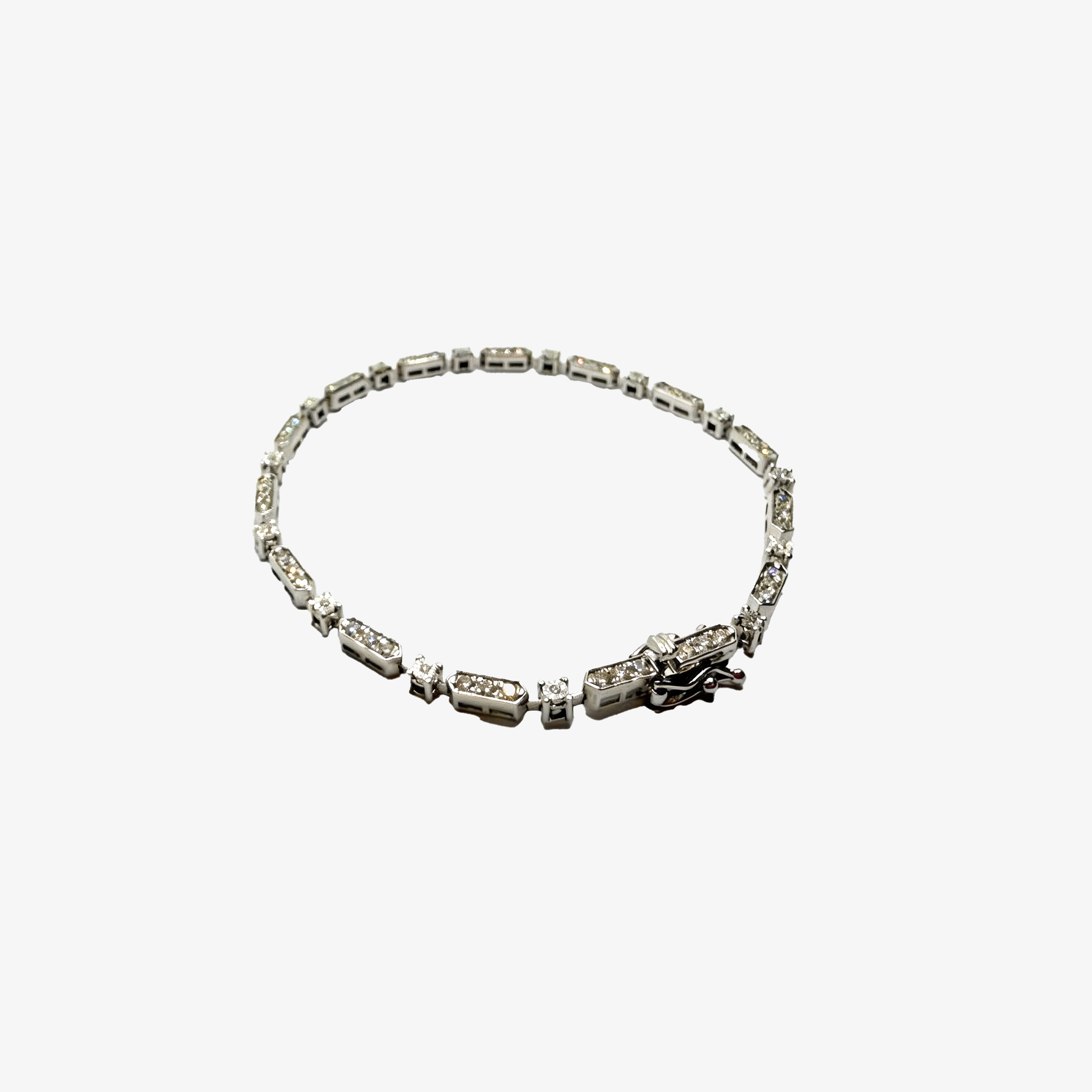 White Gold & Diamond Tennis Bracelet
