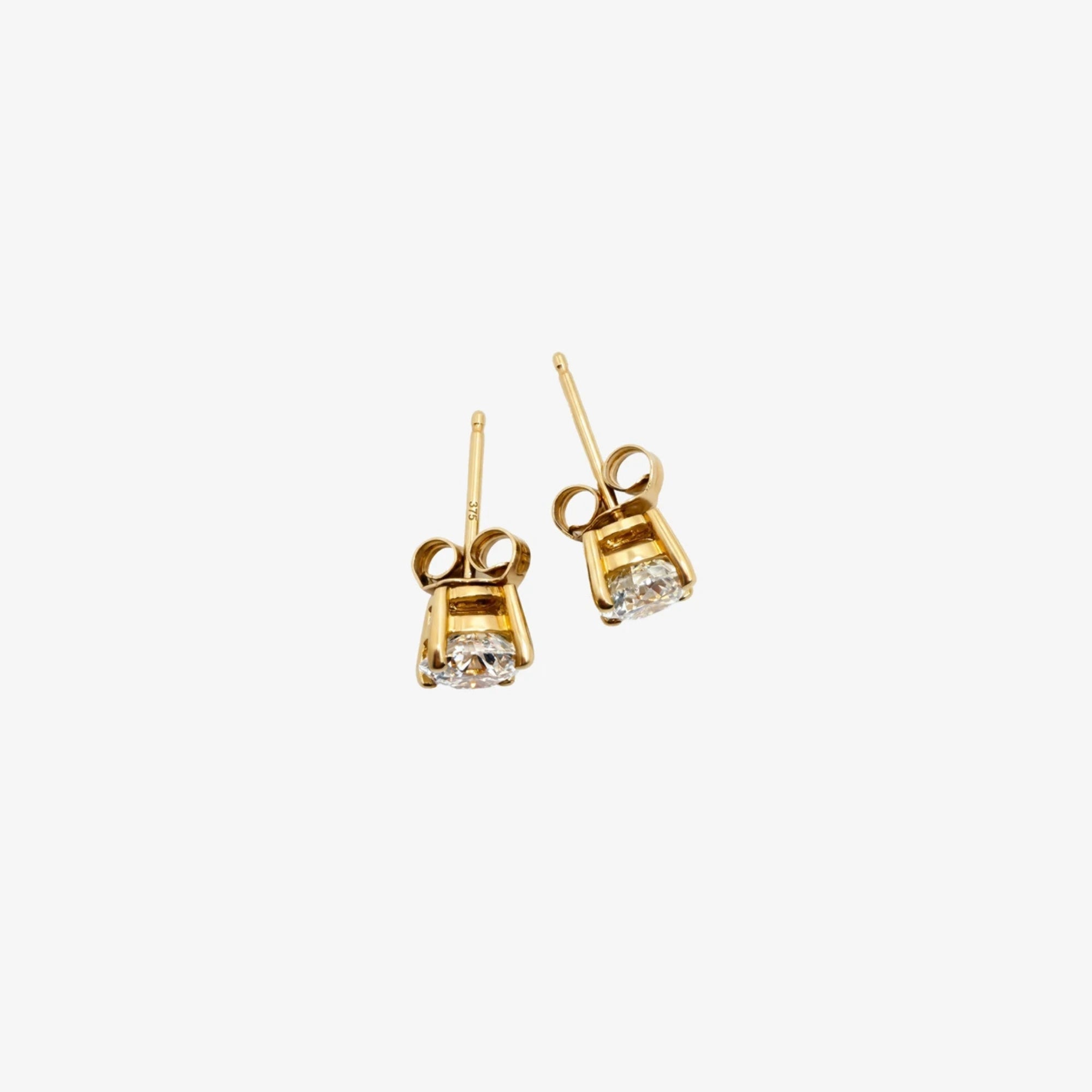Gold & Diamond Studs Earrings